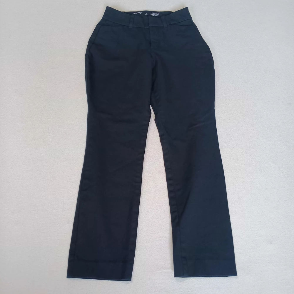 Old Navy Black Sz 0P High Rise Curvy Pixie Pants